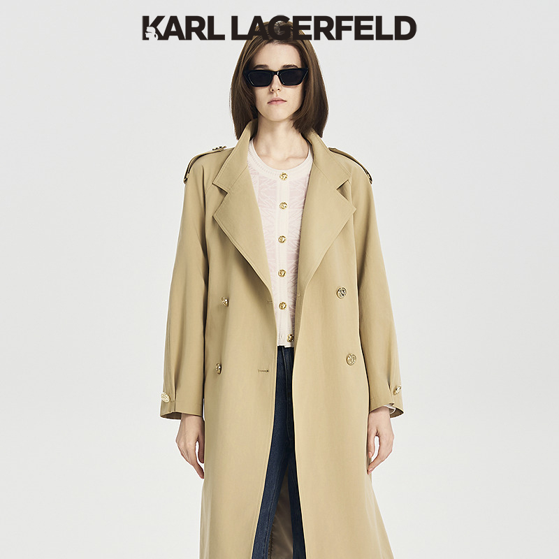 【丽公主专属】KARLLAGERFELD秋季新款大衣(风衣)老佛爷M26E3001