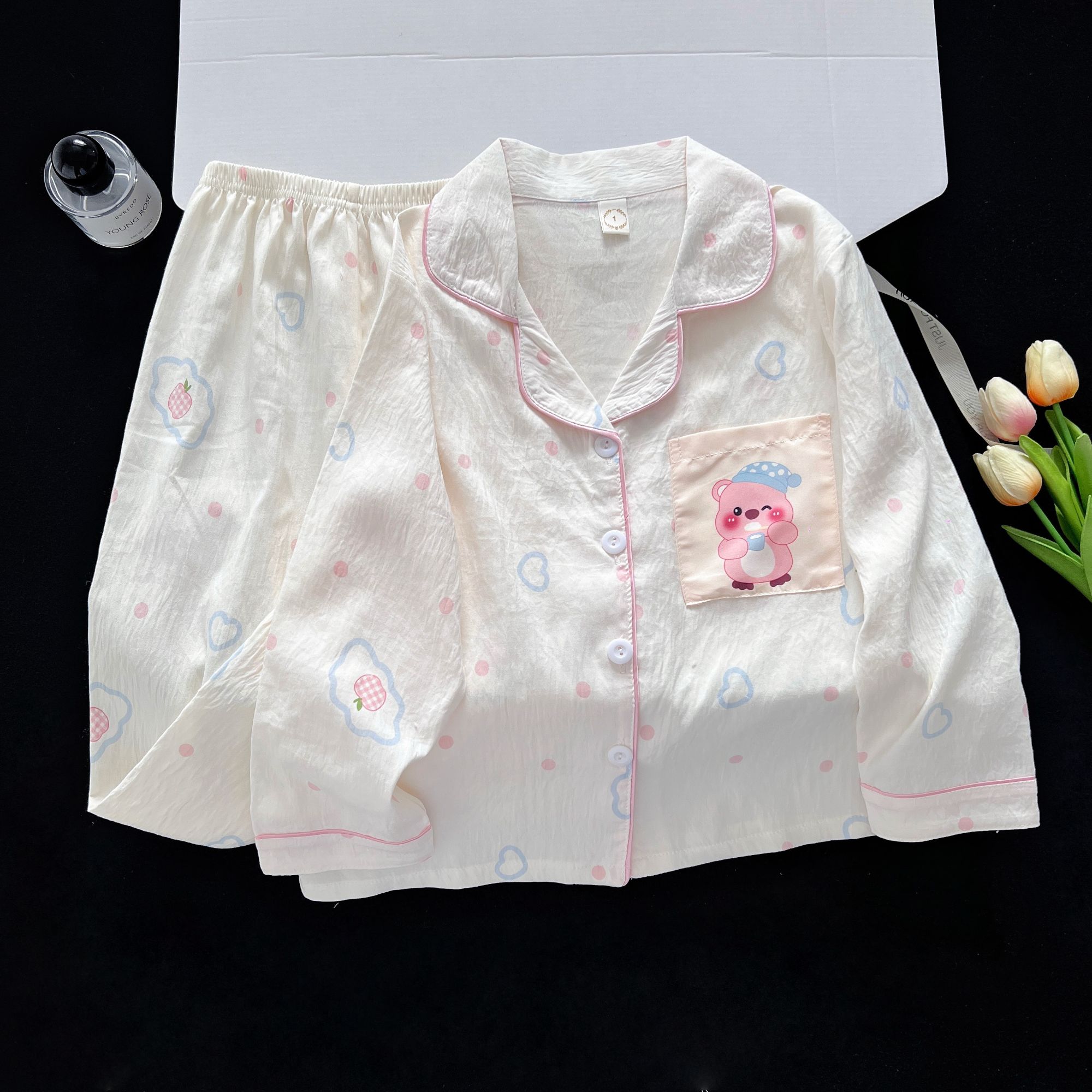 儿童睡衣春秋季长袖云朵棉公主风女童2025新款可爱家居服套装
