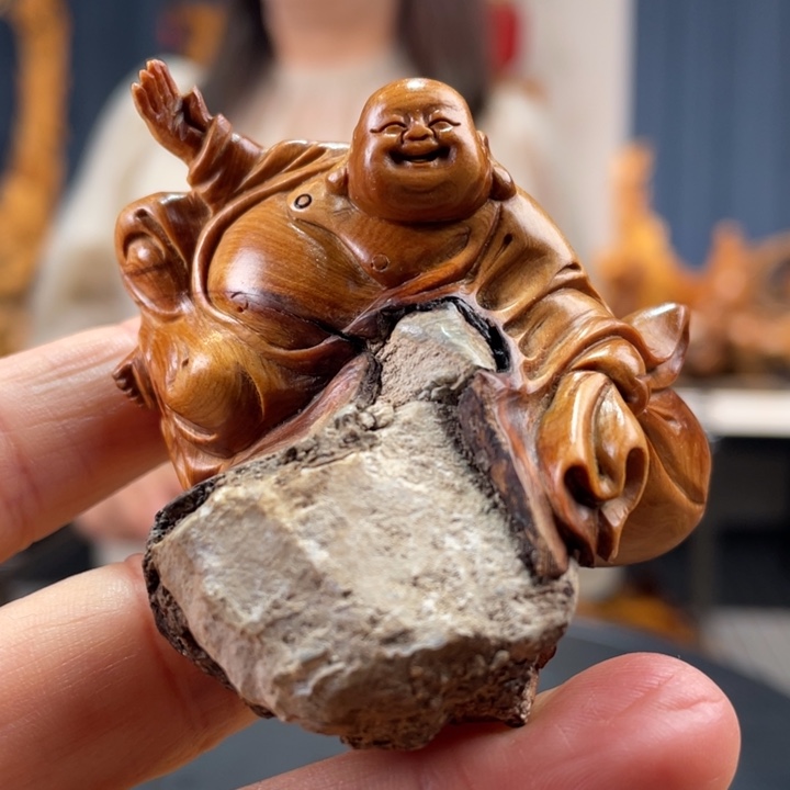 柏木（崖柏）手把件