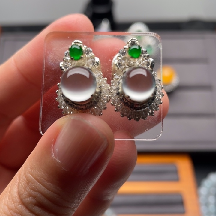 定制翡翠未镶嵌冰玻蛋面