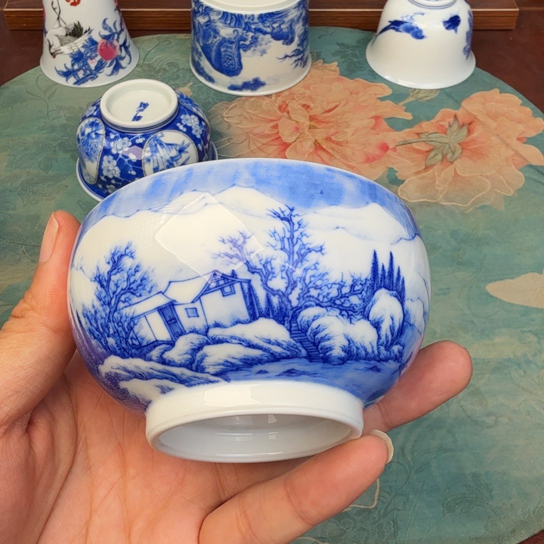 高***…陶现代景德镇全手工全手绘陶瓷