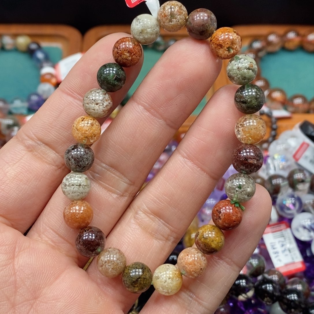 水晶手串未镶嵌天然