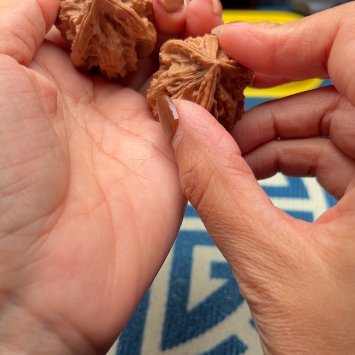 桃核吊坠文玩核桃三棱