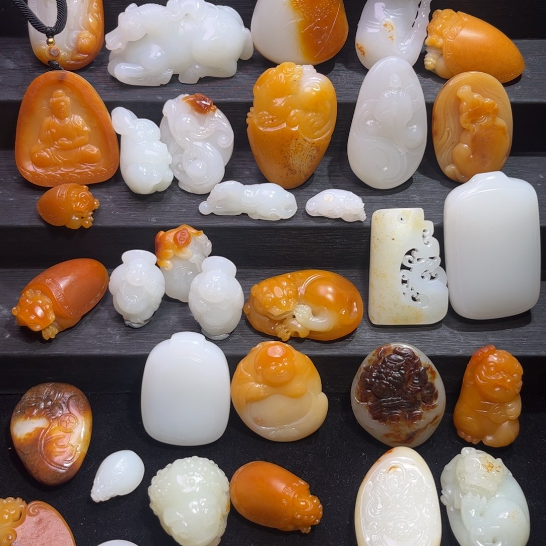 和田玉颈饰未镶嵌