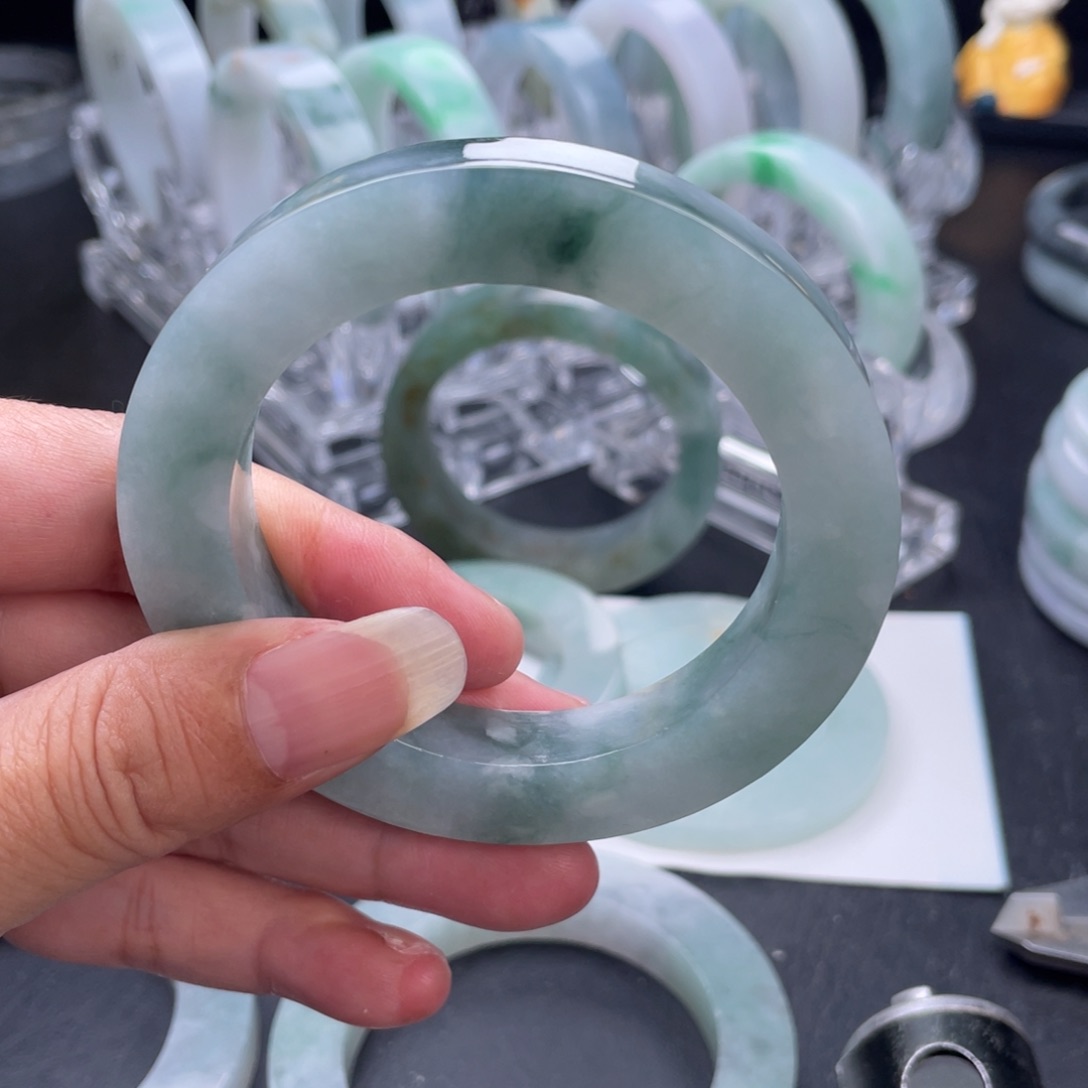 未镶嵌圆条定制翡翠