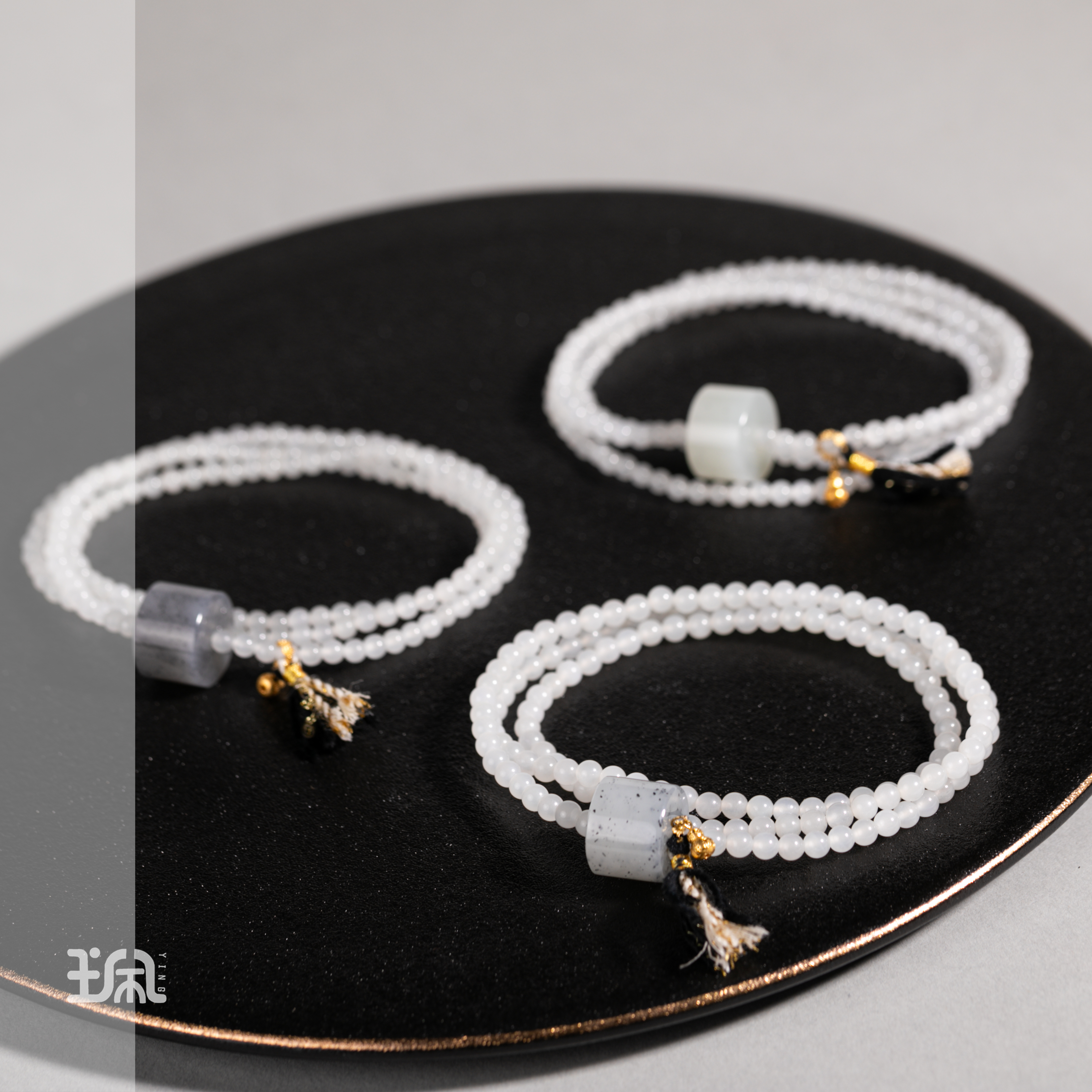 雪俏|和田玉*项链*18K金镶嵌YNB25062610多样性发其一