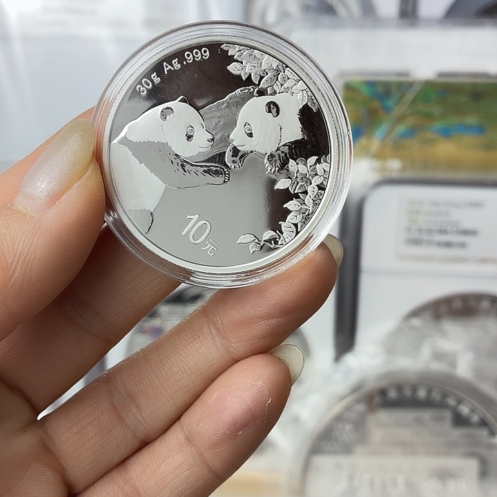 纯银2023年30克银猫