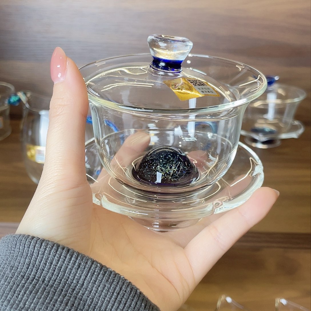 风*禾器斑斓沁莲盖碗