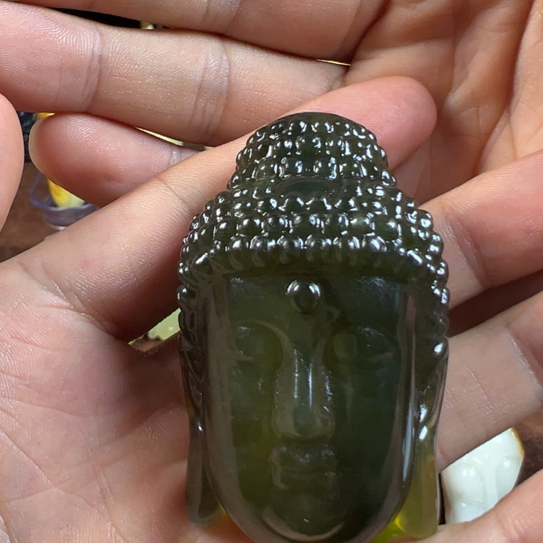 未镶嵌岫玉手把件天然岫玉