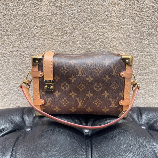 99新 LouisVuitton/路易威登 Lv 老花软盒子芯片款