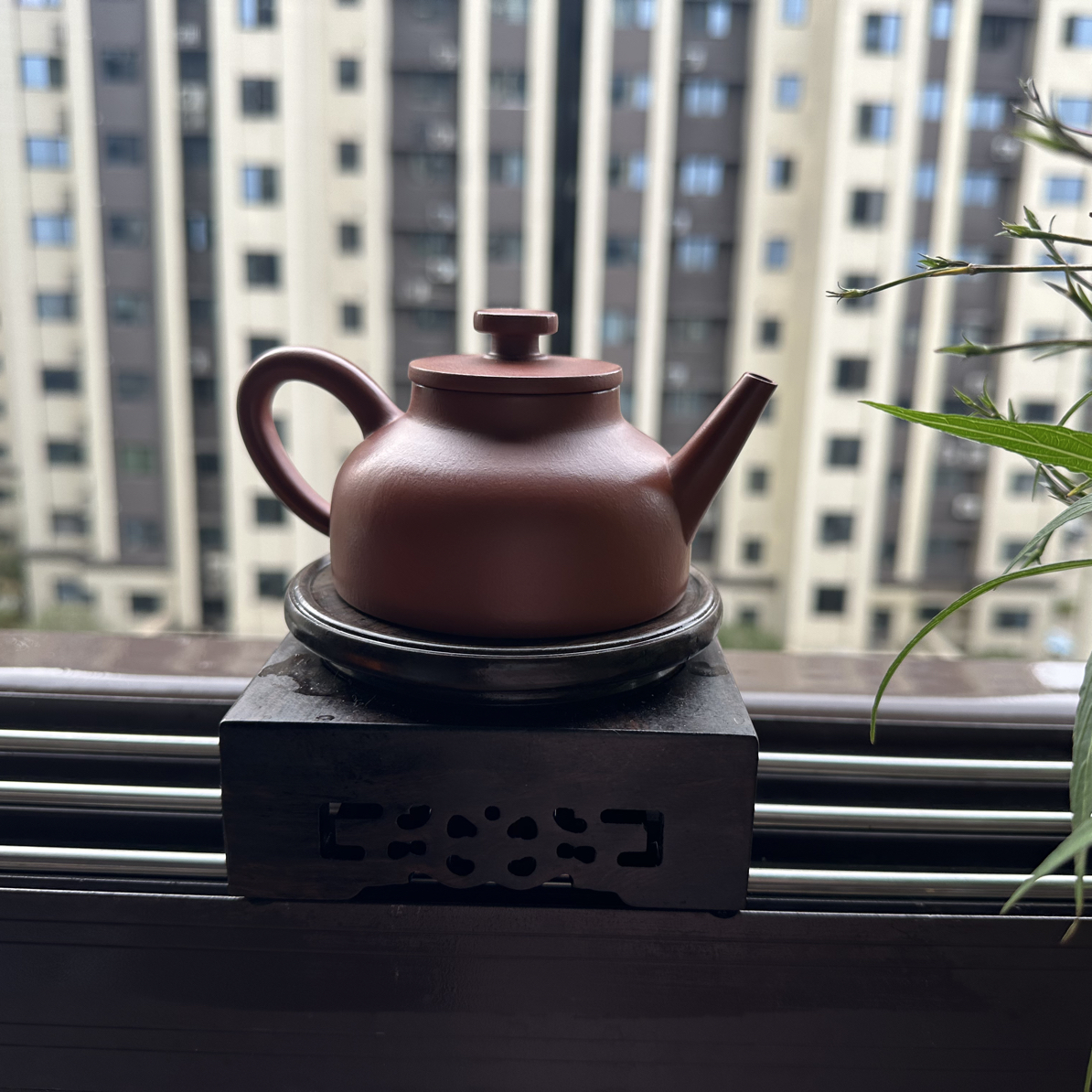 （海峡奇器）全手工朱泥原创紫砂壶240cc左右