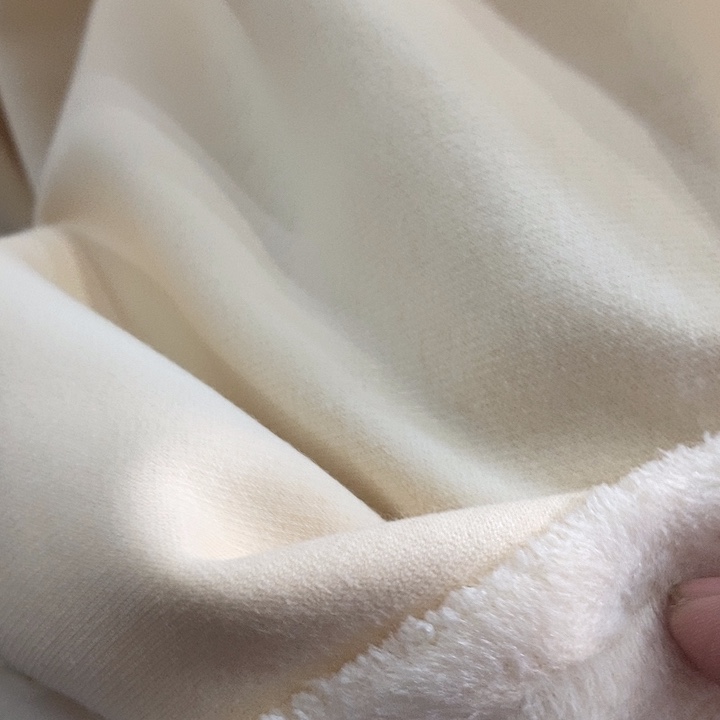 无纺布高档面料2米。米色