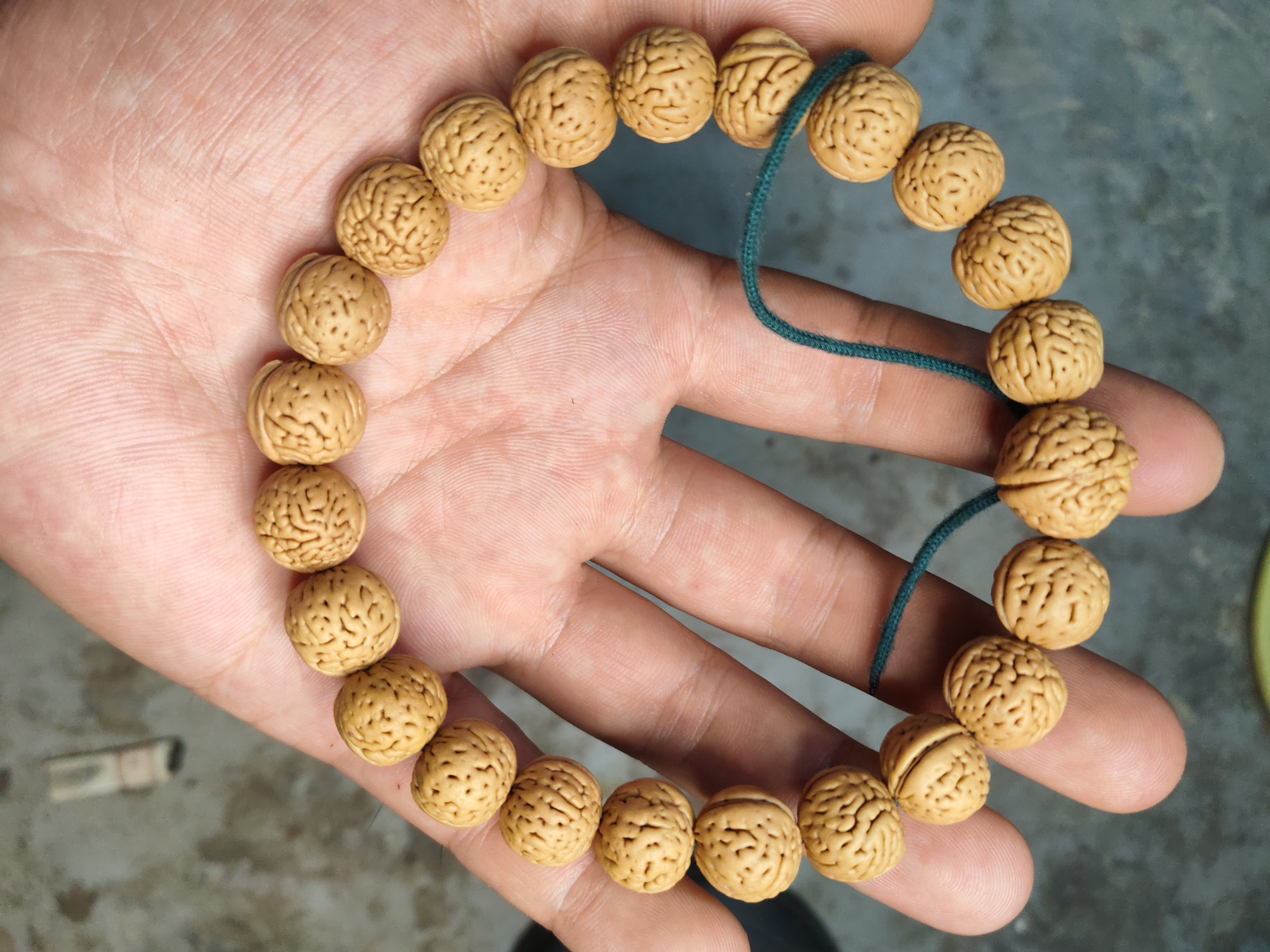 天然野生小桃核手持把玩