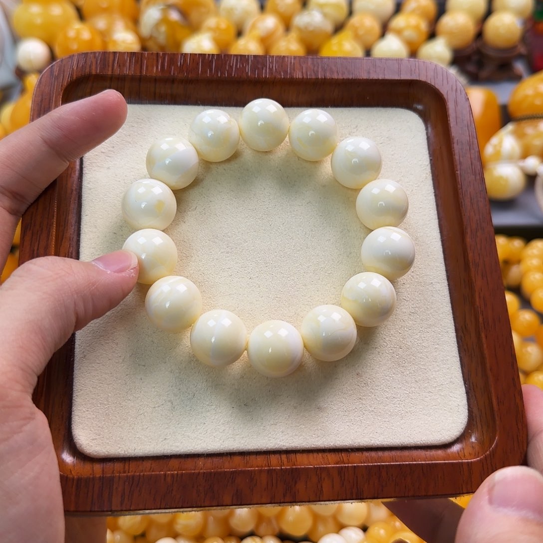 琥珀未镶嵌珠宝奇石16mm同料