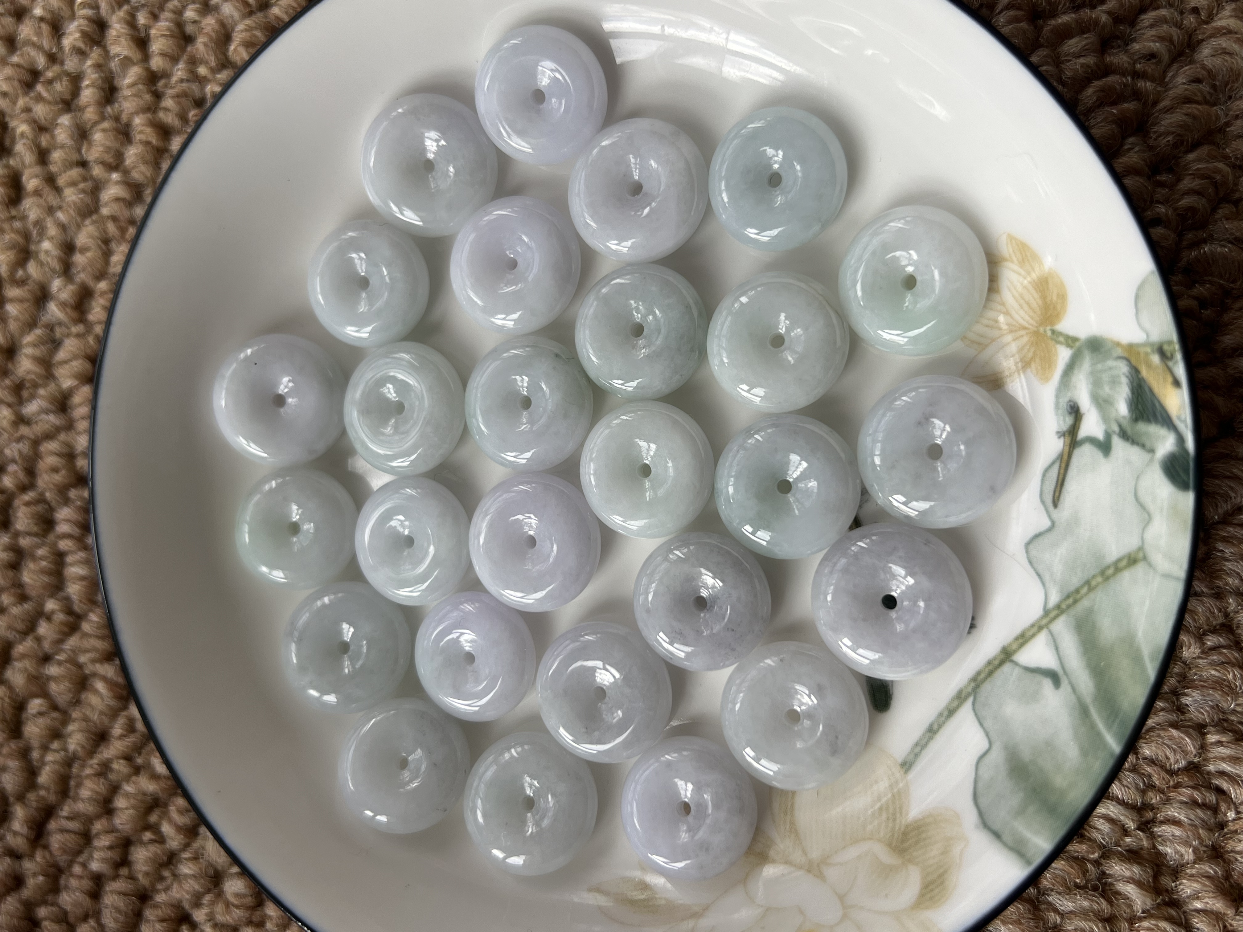 翡翠平安扣多样性择优发货发其一