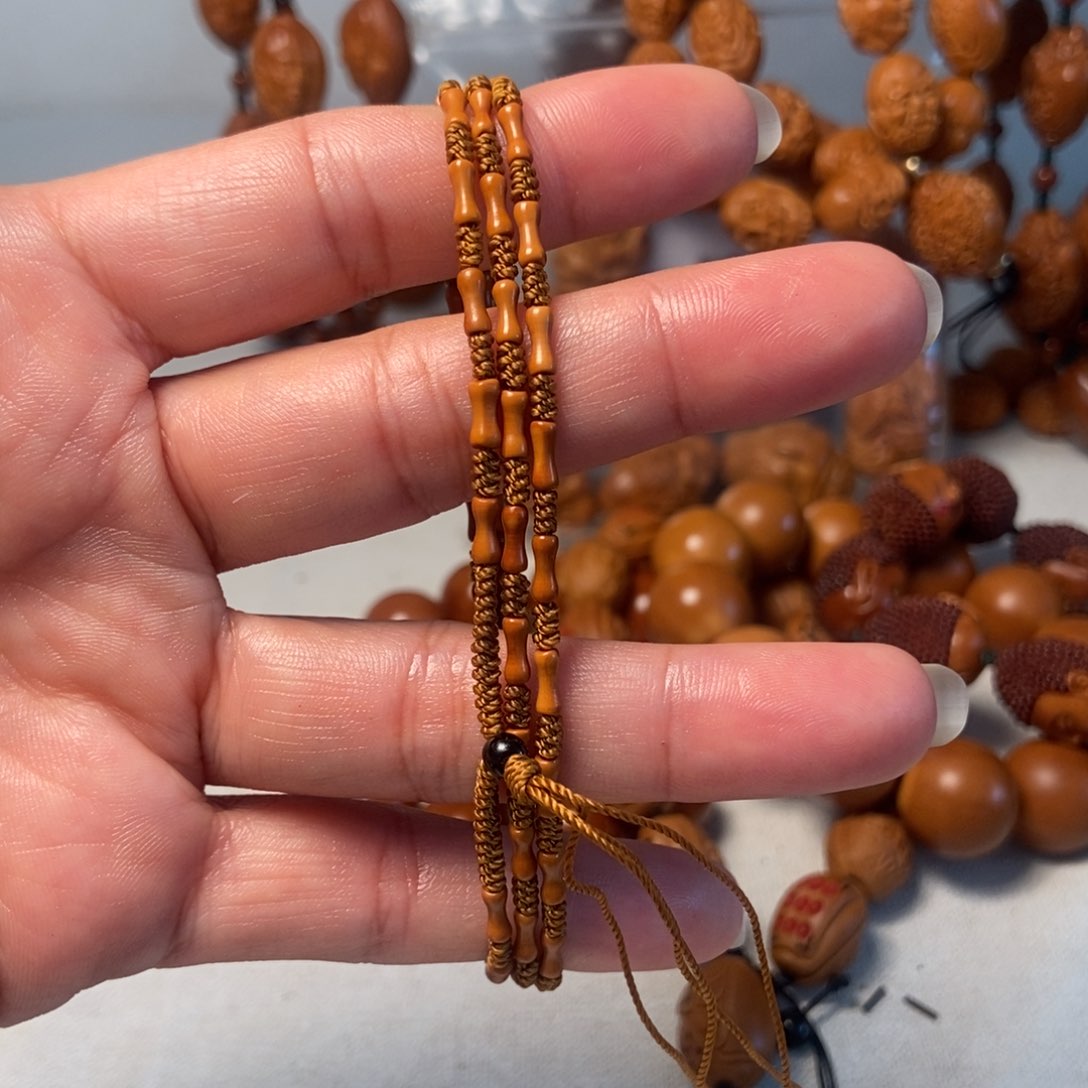 橄榄核手串/手链竹节链