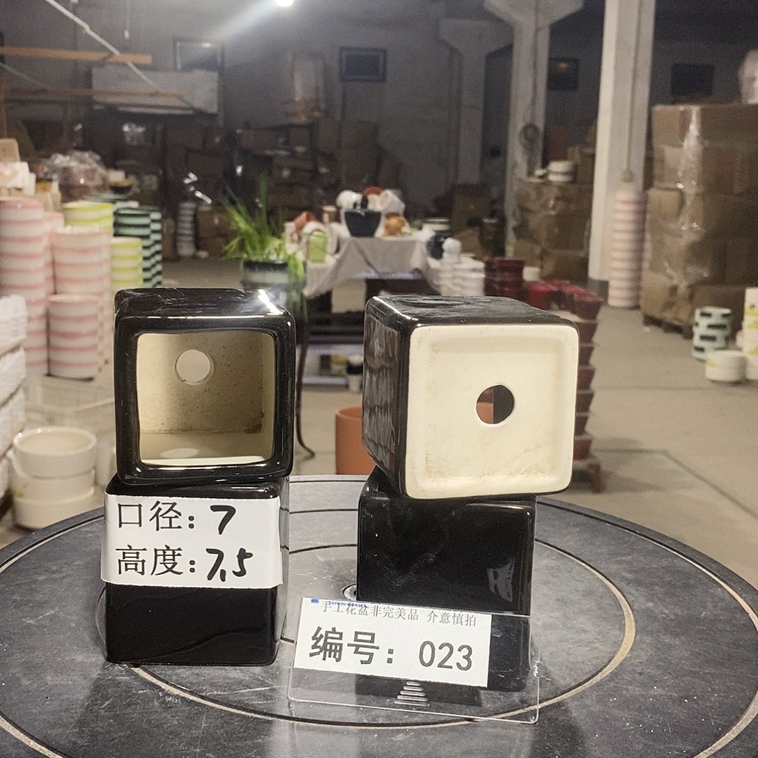 微瑕花盆-023-囗7×7.5-4个