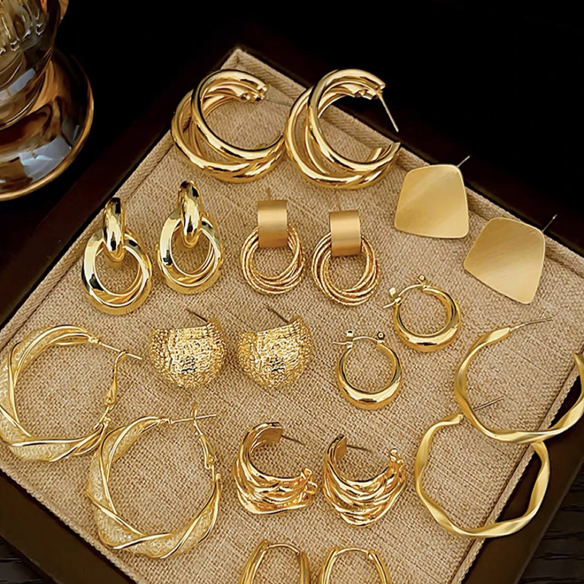 铜合金耳饰 直播间扣号耳饰专拍链接