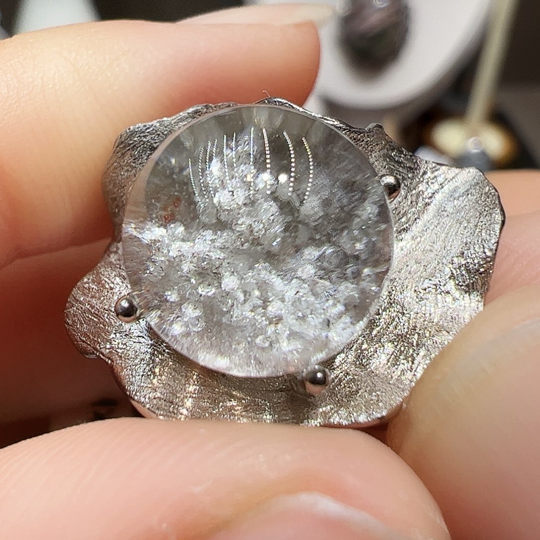 M***Y银S925镶嵌水晶珠宝半成品