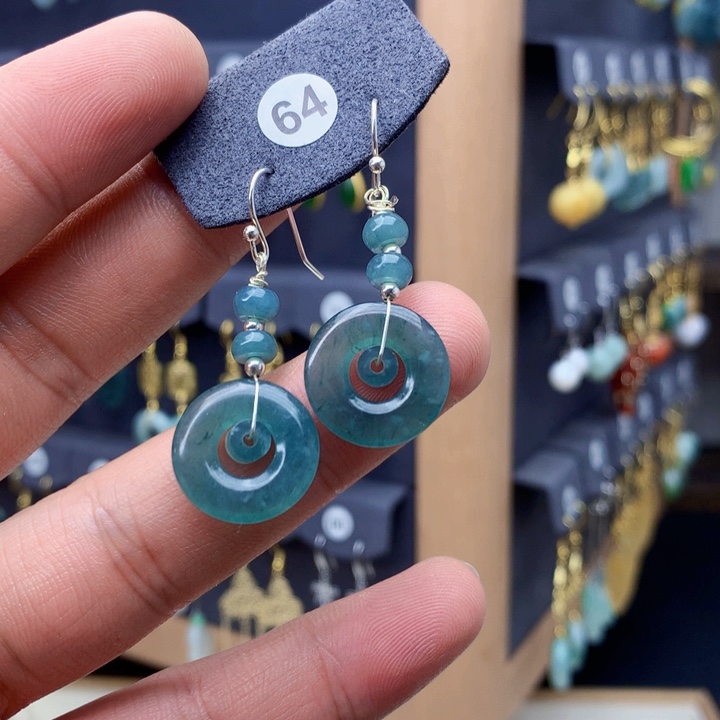 未镶嵌翡翠耳饰耳饰