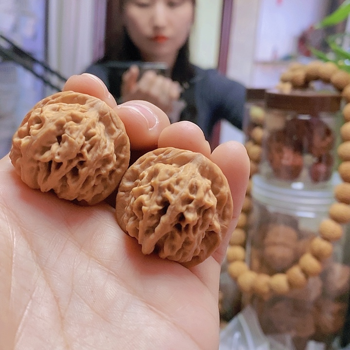 【闪购商品】文玩核桃把件31.5天地