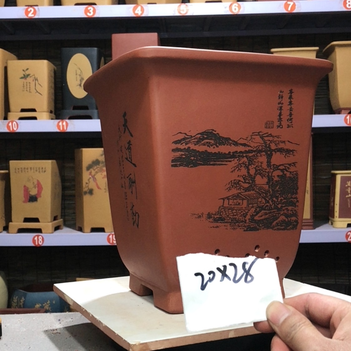 【闪购商品】紫砂花盆云*手工制作