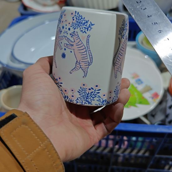 杯陶瓷杯碗盘微瑕疵介意慎拍