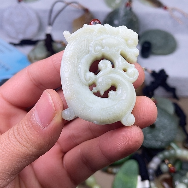 和田玉吊坠(不含链)未镶嵌