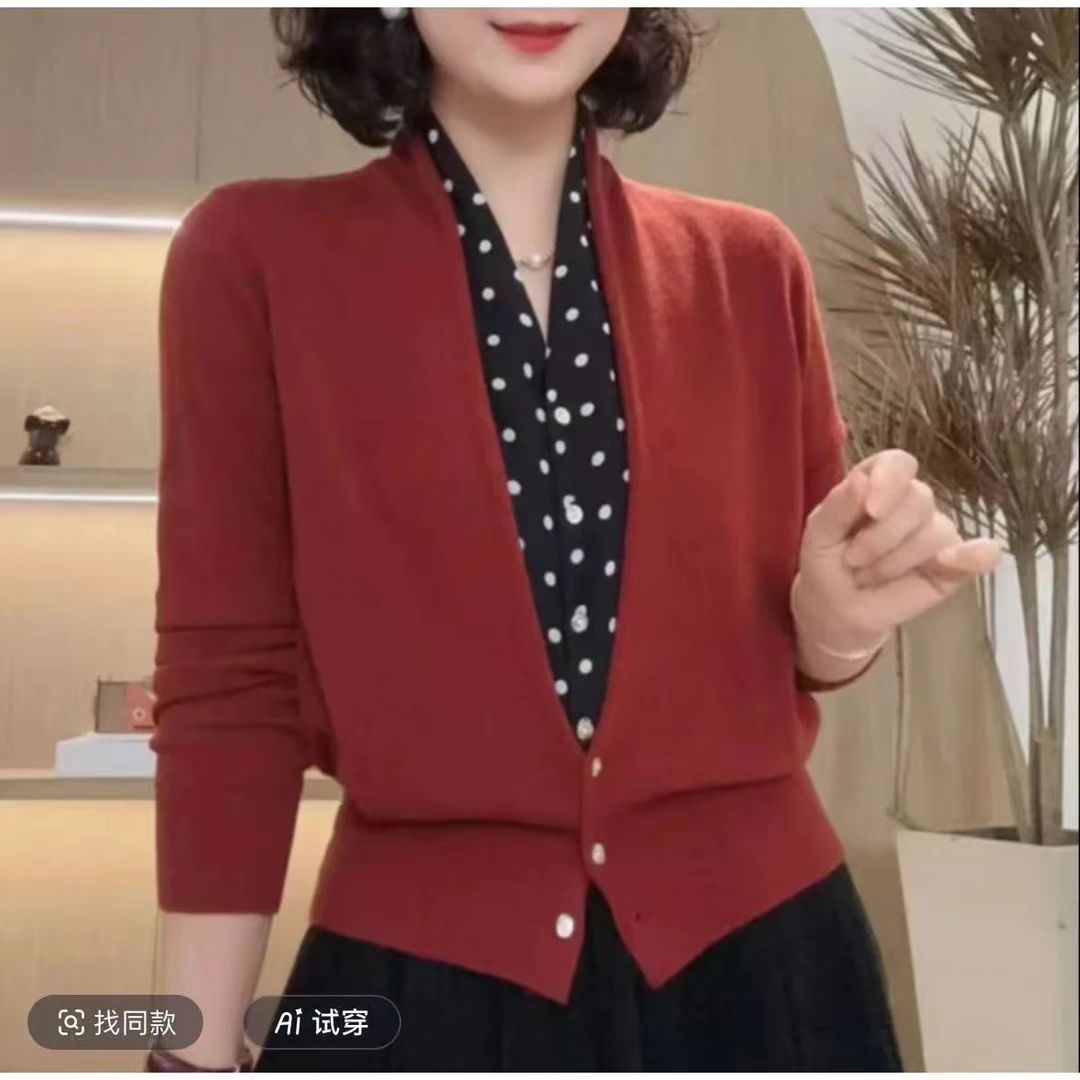 洋气假两件长袖女衬衫2025秋季新款时尚花色拼接复古高级感上衣
