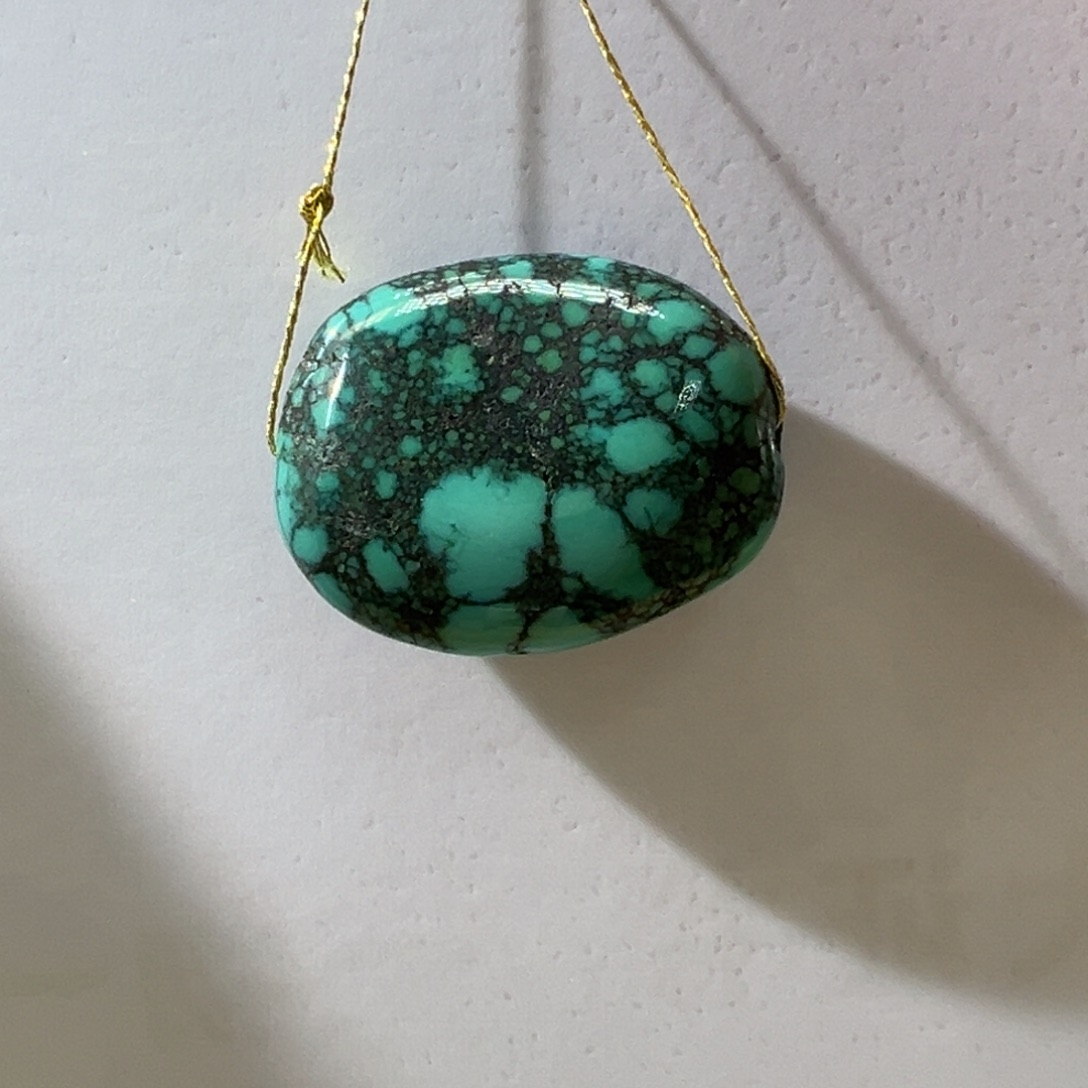 绿松石未镶嵌挂件