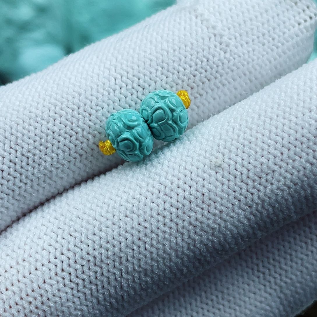 绿松石珠宝奇石未镶嵌配饰卡7