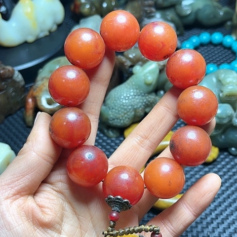 白玉菩提吊坠摆件