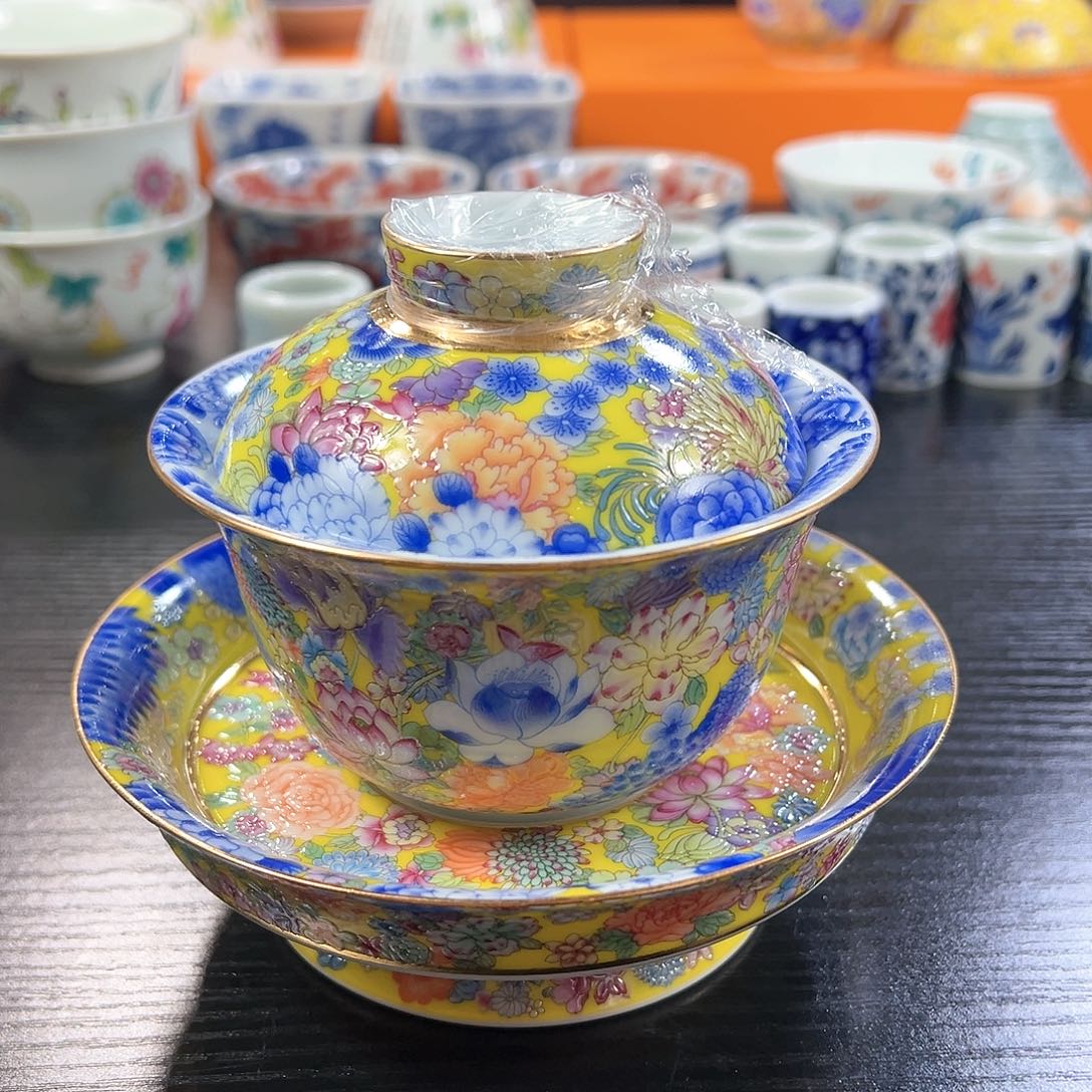 盖碗景德镇陶瓷陶瓷