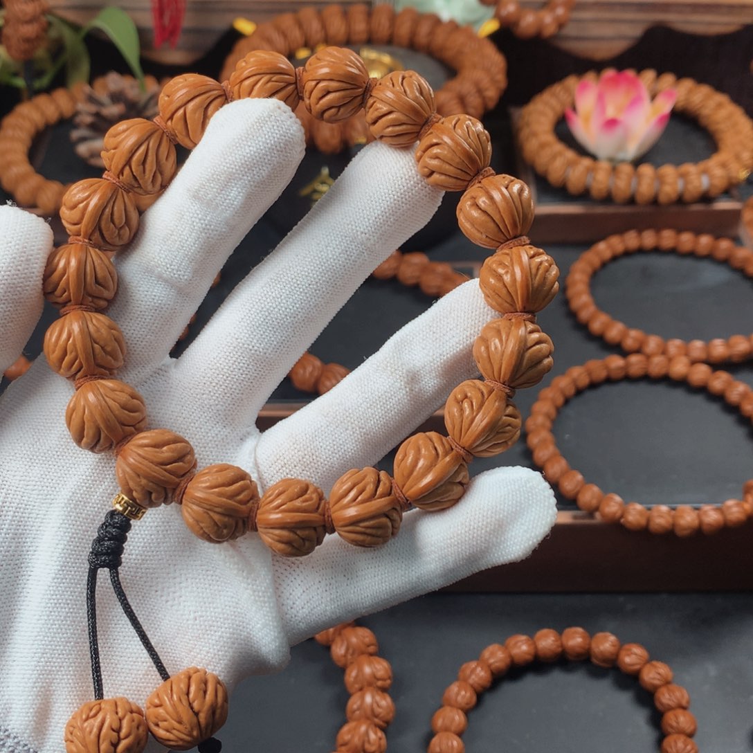 桃核吊坠15祥云手持