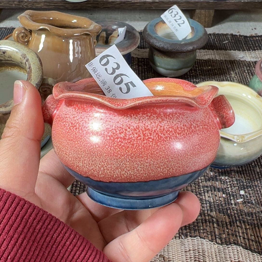 陶瓷景德镇手工花盆