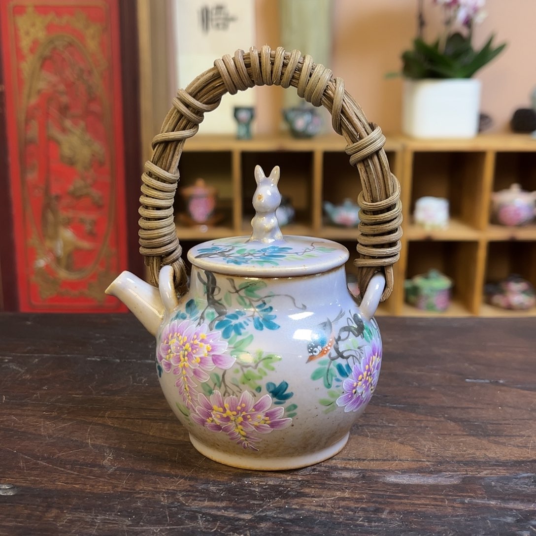 柴烧手工手绘陶瓷