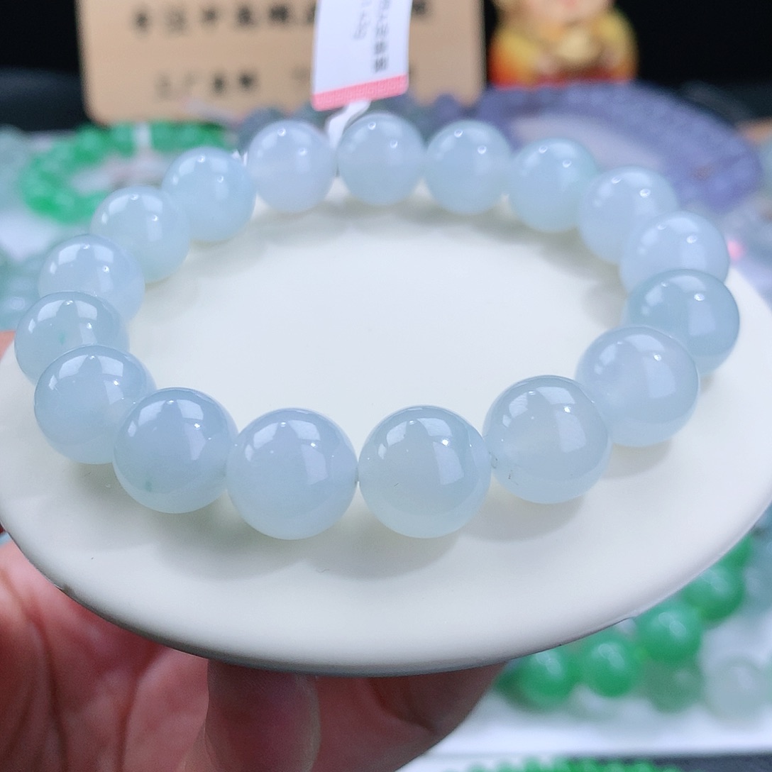 翡翠手链未镶嵌卡12