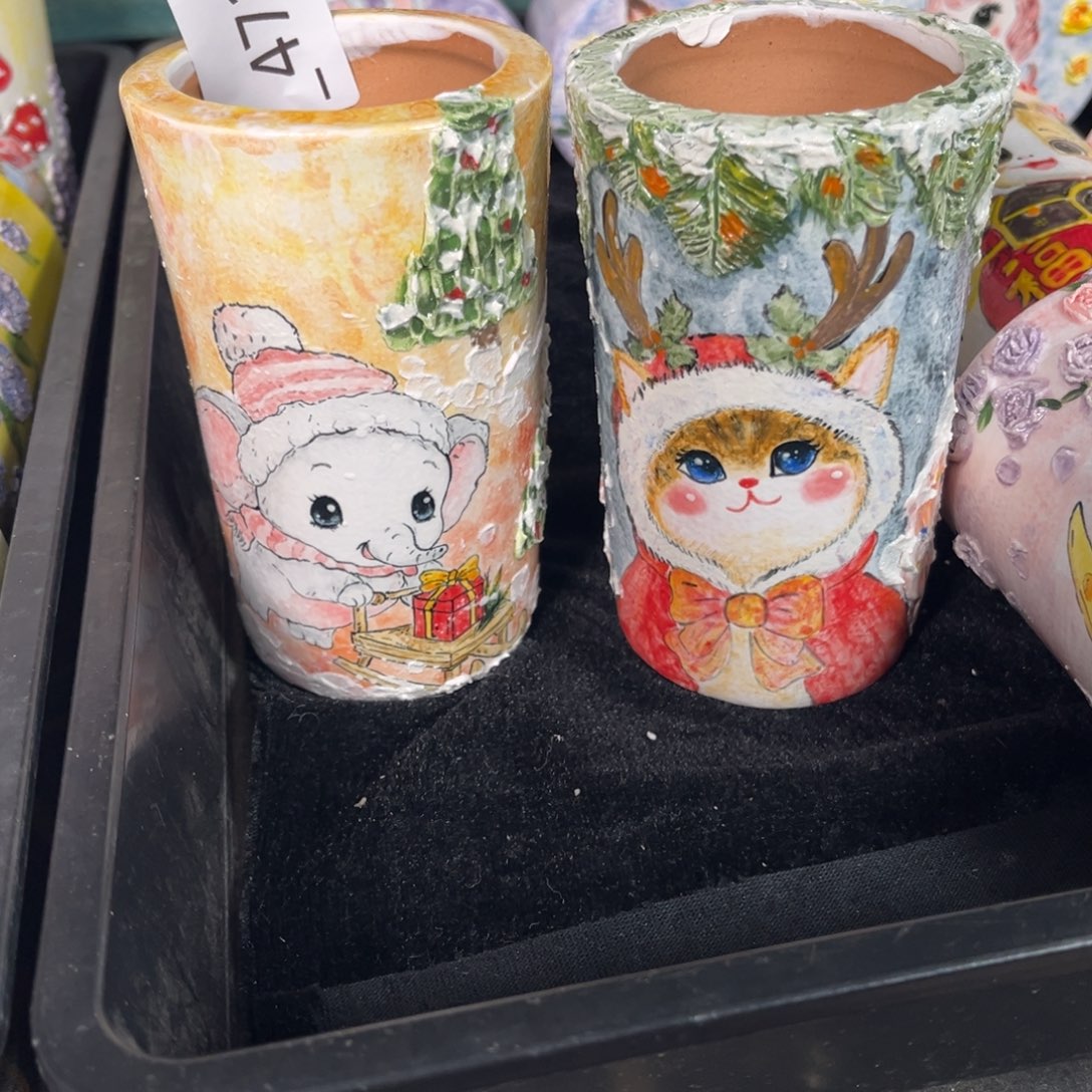 L***T473多肉花盆2个微瑕150元