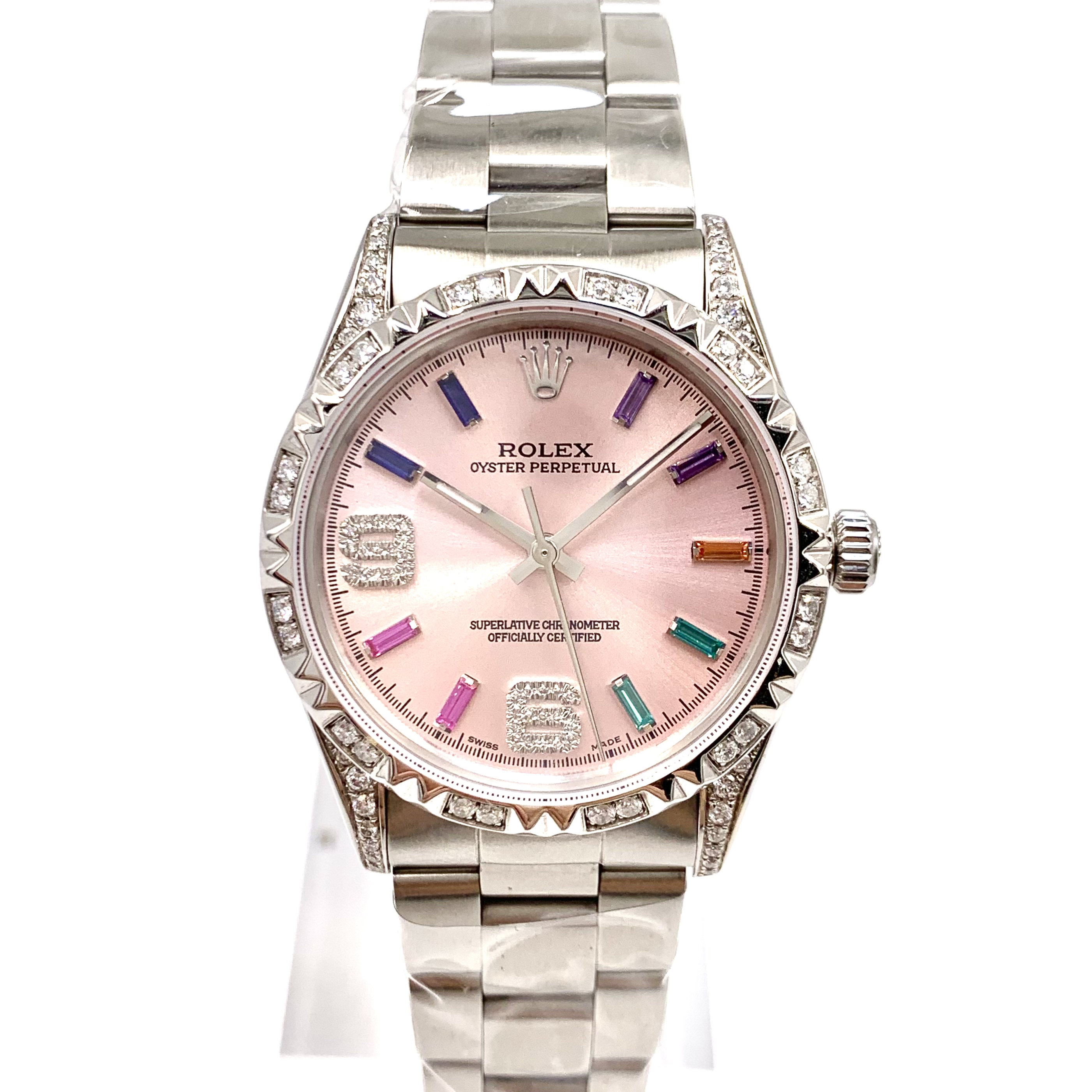 99新 Rolex/劳力士 自动机械/表径34mm/女表