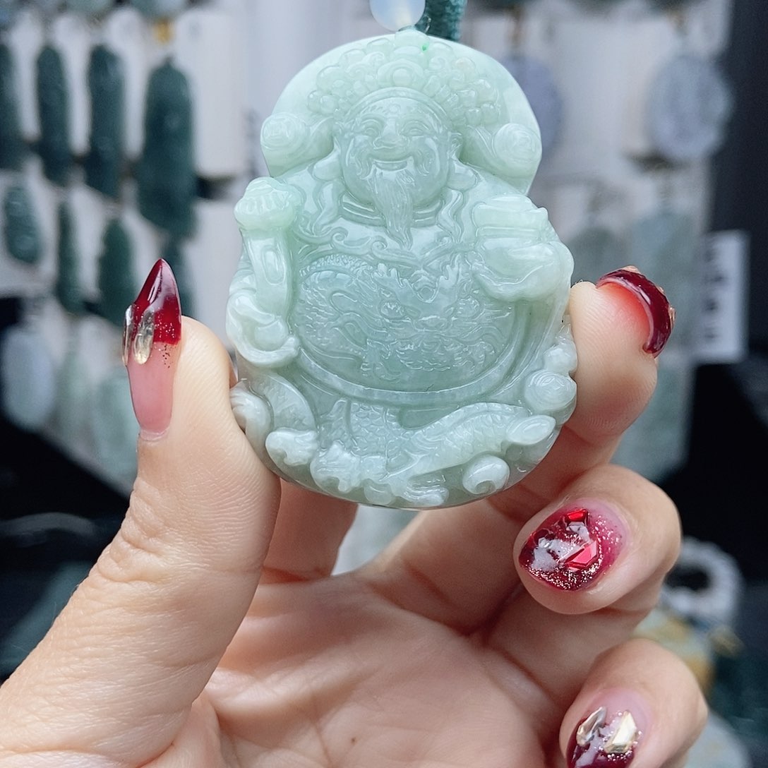 翡翠颈饰14K金镶嵌翡翠