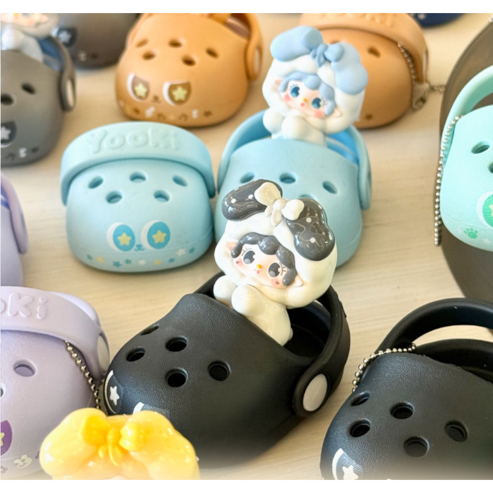 【跳跳棋】氧氧yooki洞洞鞋挂件盲盒可爱摆件拆盒拆袋