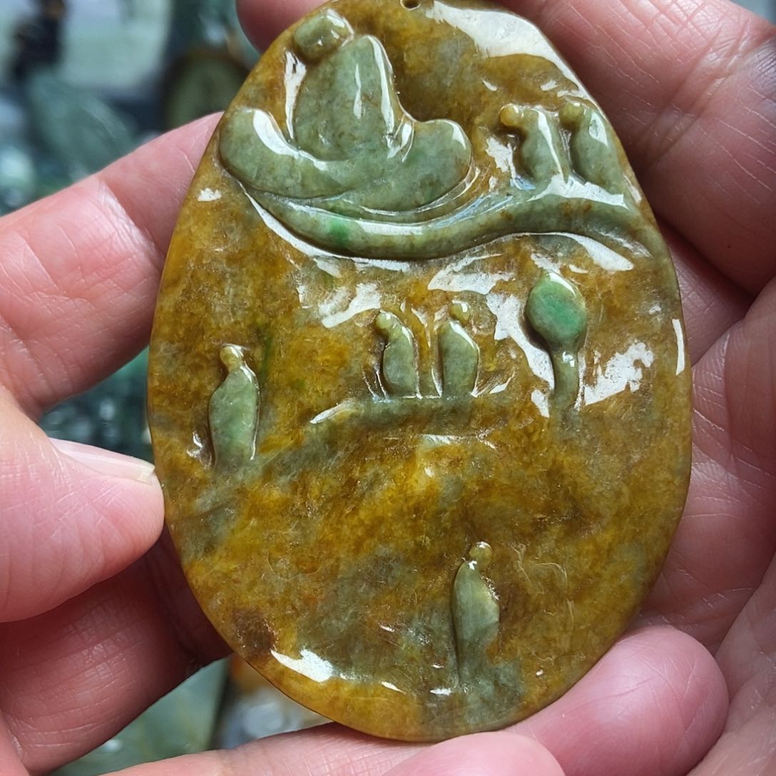 翡翠吊坠(不含链)未镶嵌