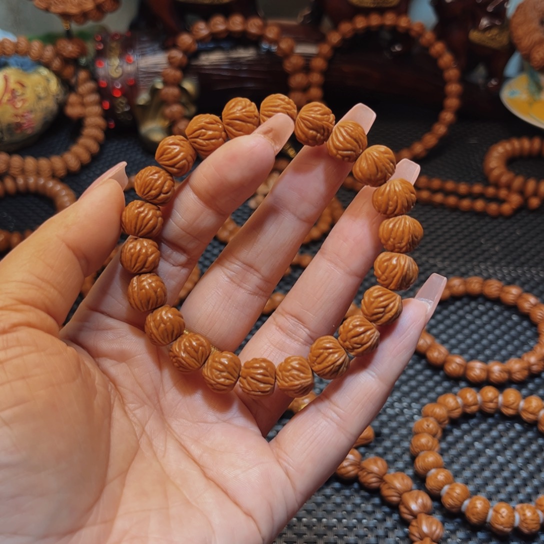 手串桃核12野生小飞龙单圈