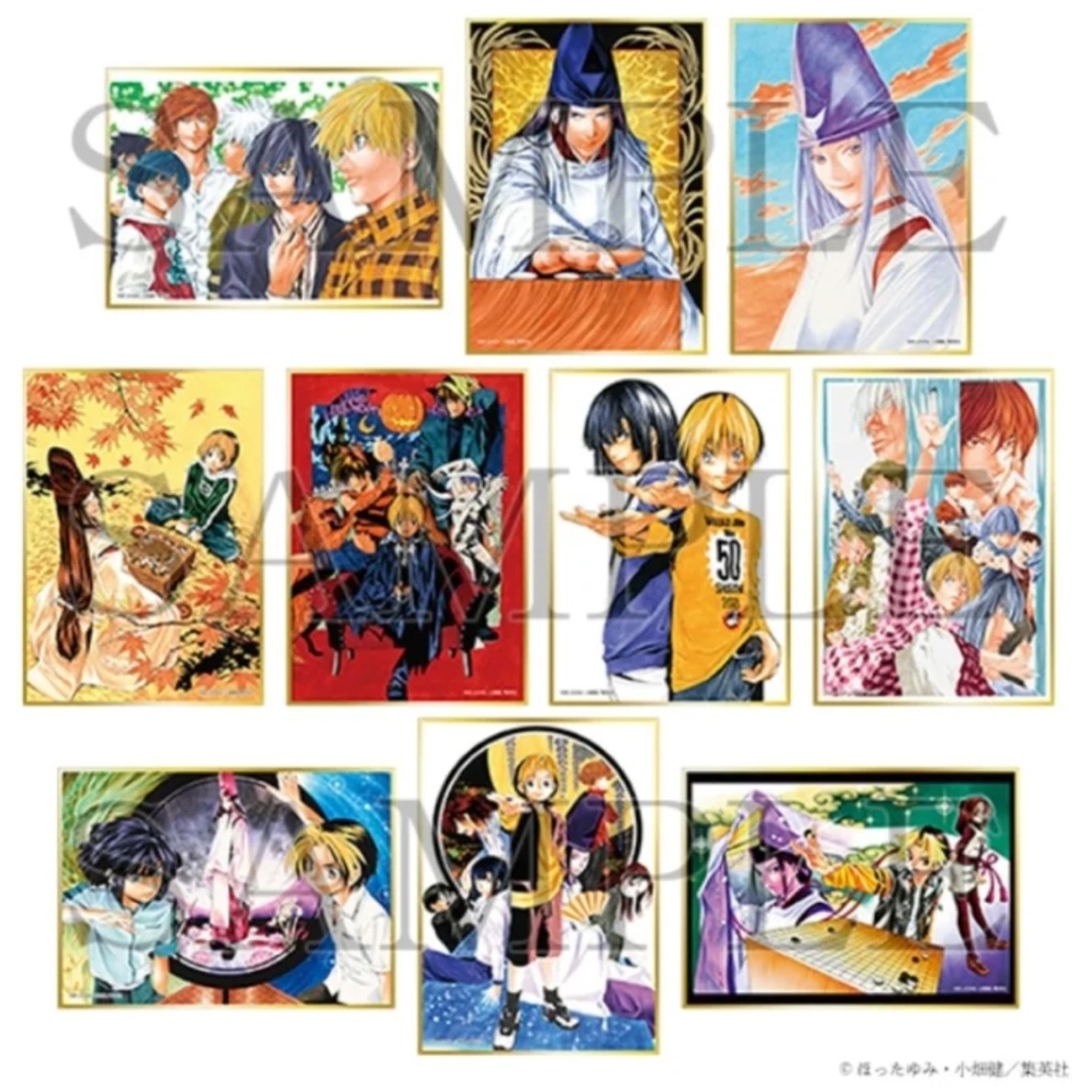 【国现】棋魂原画展色纸第二弹 抽赏转转乐