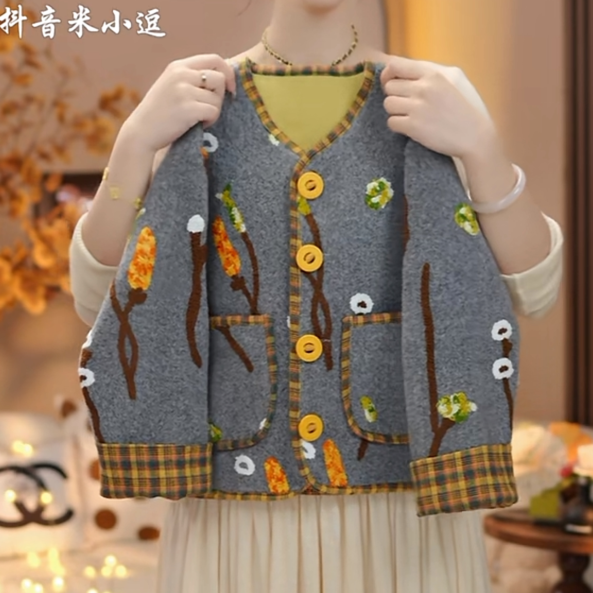 逗小铺【七尚HY】2025女童秋冬款新款洋气加厚韩版外套m182