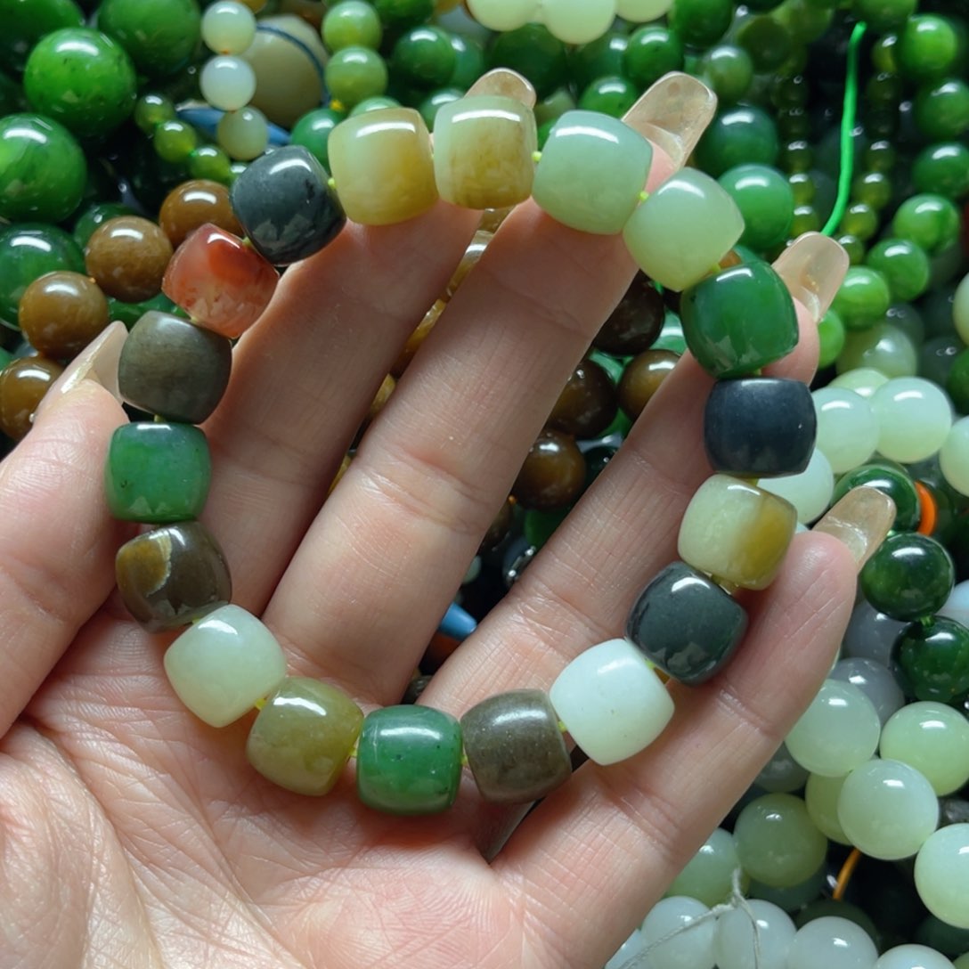 和田玉手链未镶嵌