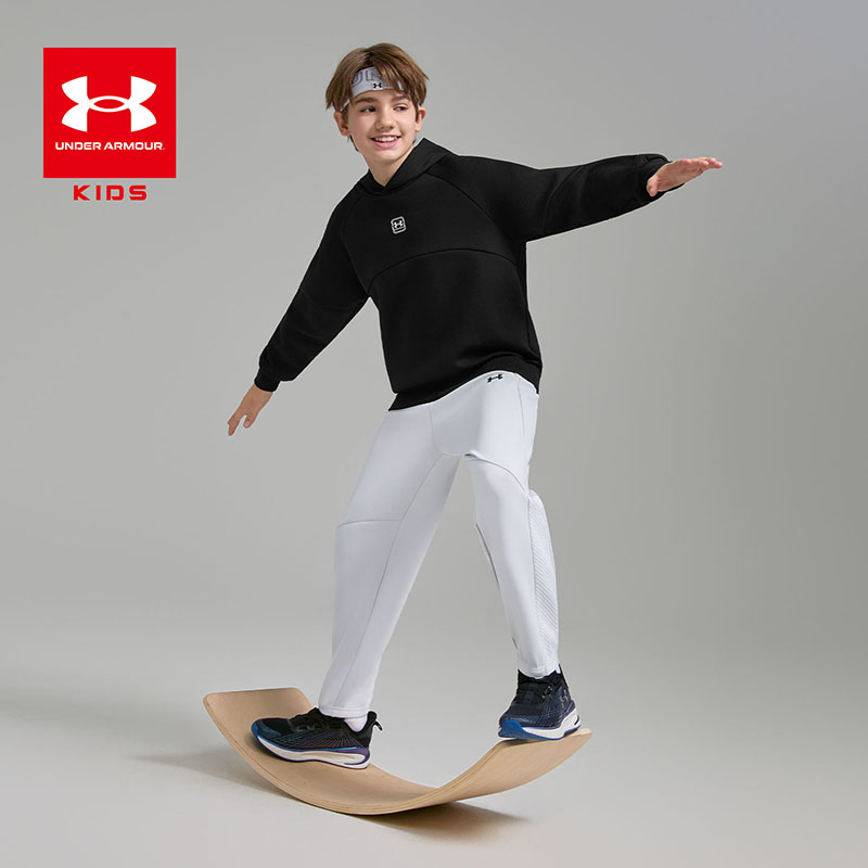 【弹力】Under Armour/安德玛儿童运动户风印花休闲嘻哈风长裤25135