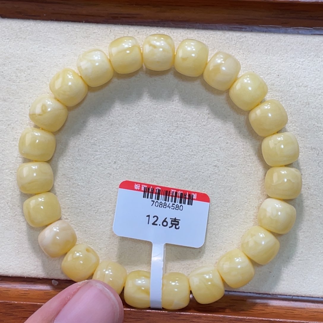 蜜蜡手链未镶嵌糖***糖蜜蜡