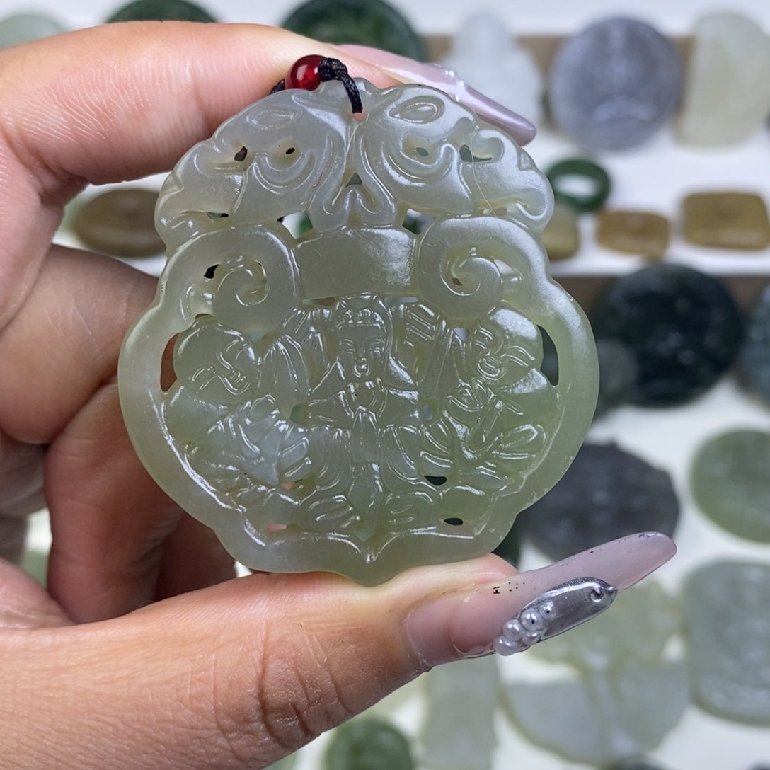 和田玉吊坠未镶嵌