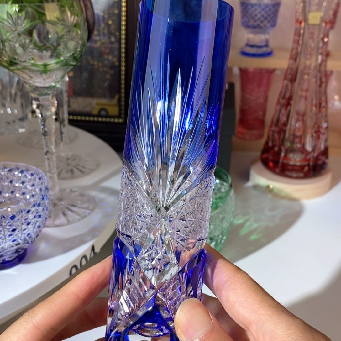 手工艺品琉璃梦切子